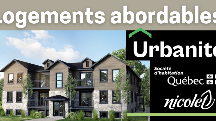 Programme d'habitation abordable Québec (PHAQ) - 16 logements à prix abordable seront construits à Nicolet